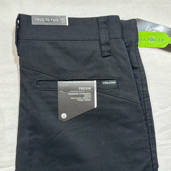 Volcom Frickin Chino, size 27(14), Black - Picture 2 of 8